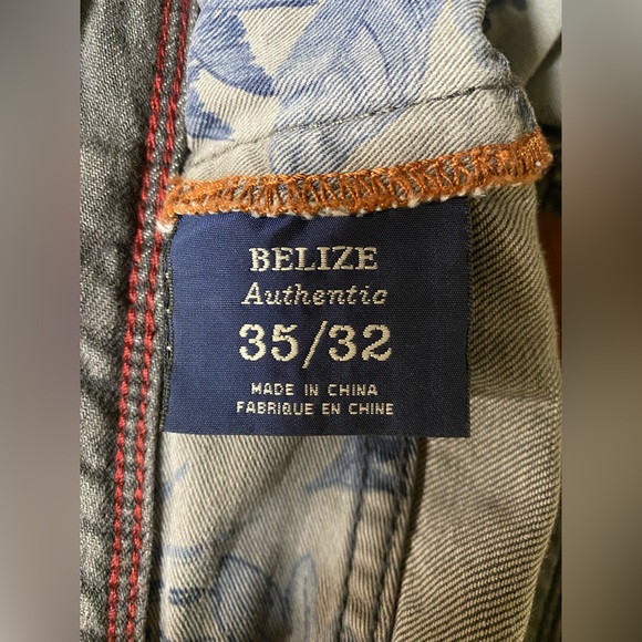 Tommy Bahama Belize Authentic Fit Mens Jeans Size 35x32 Grey Wash Denim Straight - Picture 5 of 7